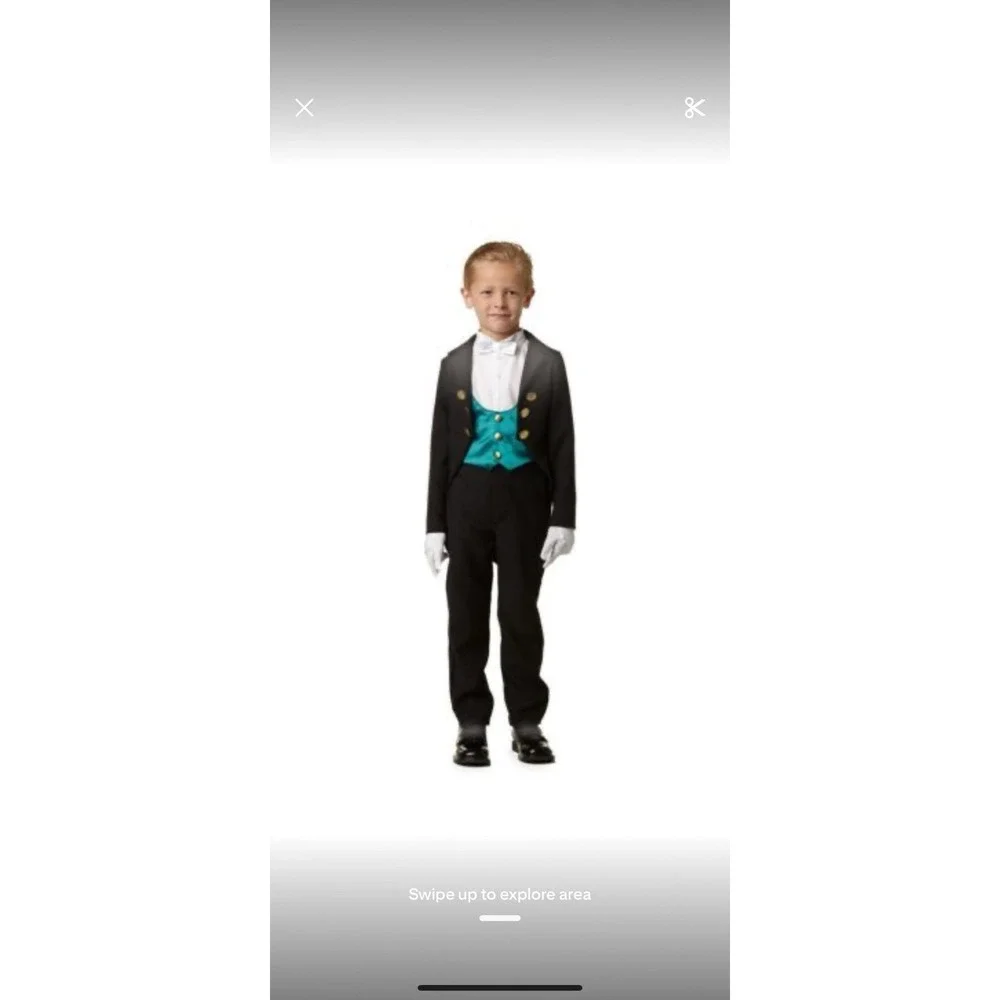 Chasing‎ Fireflies Downtown Abbey Jimmy Servant Costume Child Size 8